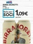 Coop Birra Moretti - Birra Moretti 330 G(ml) offerta