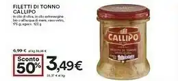 Coop Callipo Filetti Di Tonno offerta