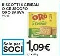Coop Saiwa Oro 5 Cereali 400 G(ml) offerta