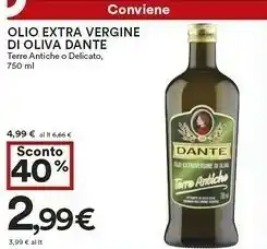 Coop Dante Olio Extra Vergine Di Oliva offerta