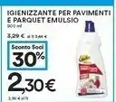 Coop Emulsio Igienizzante Per Pavimenti E Parquet 900ml offerta