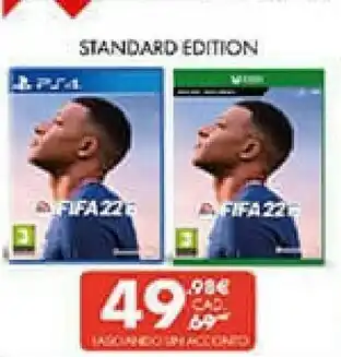Gamestop Standard Edition Fifa22 offerta