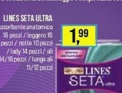 Lillapois Lines Assorbenti lines offerta