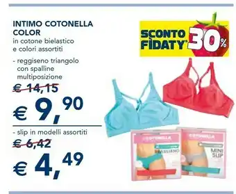 Esselunga Intimo Cotonella Color offerta