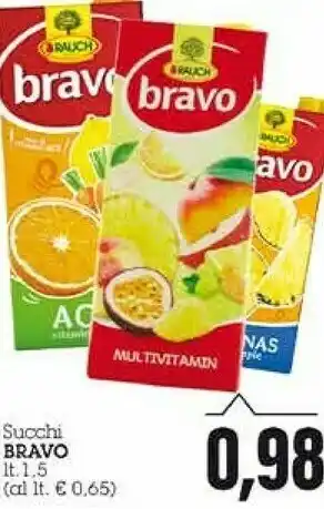 Emi Supermercati Rauch Succhi Bravo offerta