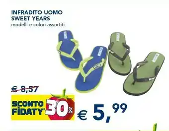 Esselunga Sweet years Infradito Uomo offerta