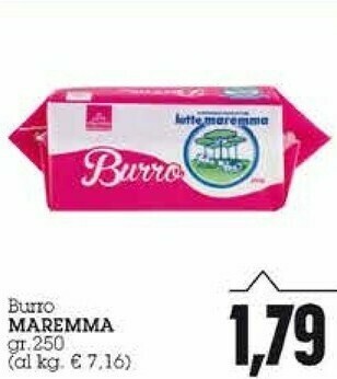 Emi Supermercati Latte Maremma - Burro 250 G(ml) offerta