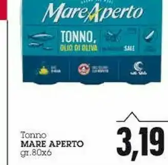 Emi Supermercati Mare aperto Tonno All'Olio D'Oliva 480 G(ml) offerta