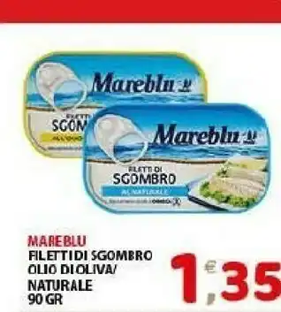 Mio Market Mareblu Filetti di sgombro offerta