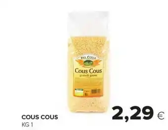 Tigre Del colle Cous Cous offerta