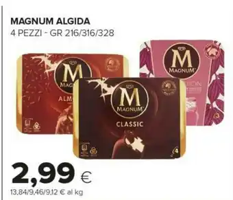Tigre Algida Magnum White 316 G(ml) offerta