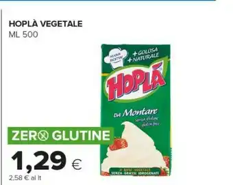 Tigre Hoplà Panna A Base Vegetale Da Montare E Per Cucina offerta