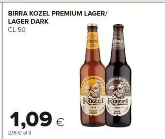 Tigre Birra Kozel Premium Lager/ Lager Dark offerta