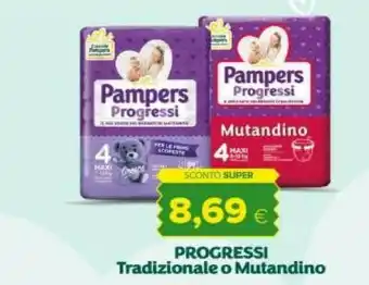 Tigre Pampers Progressi Tradizionale/ Mutandino offerta