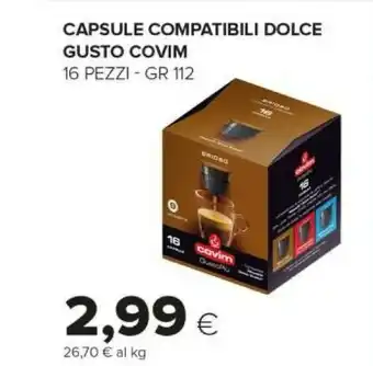 Tigre Covim Capsule Compatibili Dolce Gusto offerta