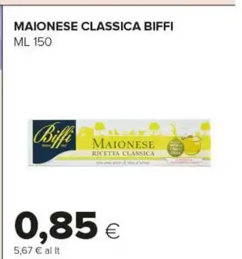 Tigre Biffi Maionese Ricetta Classica 150 G(ml) offerta