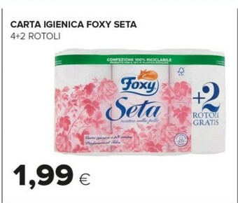 Tigre Foxy Carta Igienica Seta offerta