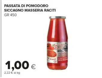 Tigre Masseria Raciti Passata Di Pomodoro Siccagno offerta