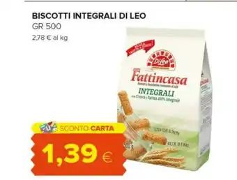 Tigre Di Leo Come Fattincasa Integrali Con Crusca E Farina 100% Integrale 500 G(ml) offerta