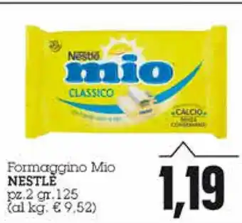 Nestle Formaggino Mio 2pz. 125gr.