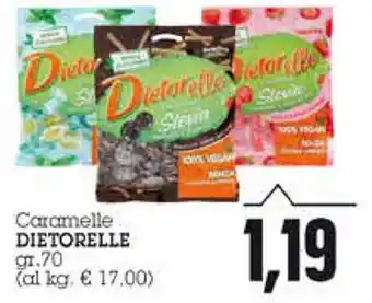 Dietorelle Caramelle 70gr.