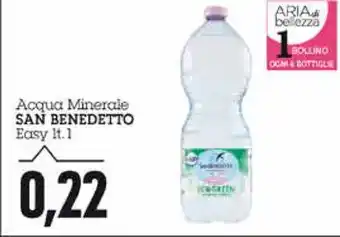 Emi Supermercati San Benedetto Acqua Minerale 1lt. offerta