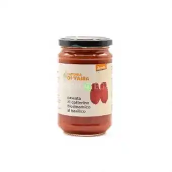 Passata di datterino biodinamico al basilico fattoria di vaira 295g