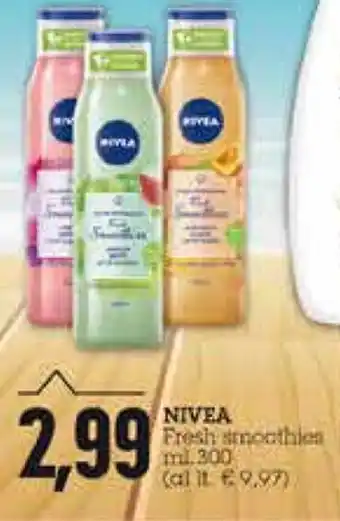Emi Supermercati Nivea Fresh smoothies 300ml offerta