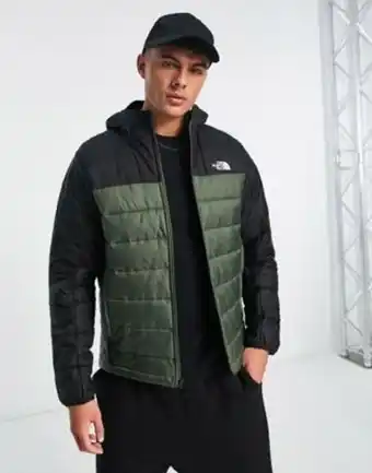 The north face - synthetic - piumino kaki e nero - in esclusiva per asos
