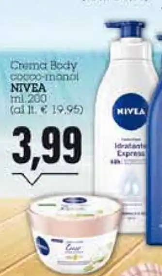 Emi Supermercati Nivea Crema Body 200ml offerta