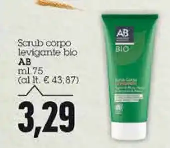 AB Scrub corpo levigante bio 75ml
