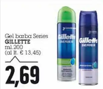 Emi Supermercati Gillette Gel barba Series 200ml offerta