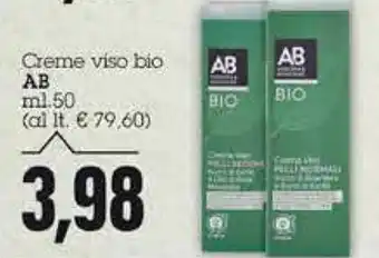 AB Creme viso bio 50ml.