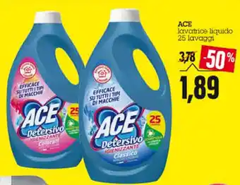 Emi Supermercati Ace lavatrice liquido 25 lavaggi offerta