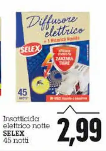 Emi Supermercati Selex Insatticida elettrico notte 45 notti offerta