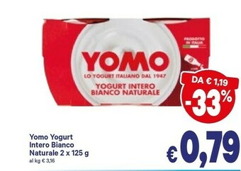A&O Yomo Yogurt offerta