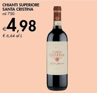 Bennet Santa Cristina Chianti Superiore offerta