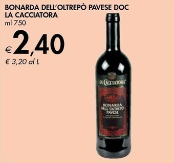 Bennet La Cacciatora Bonarda Dell'Oltrepo Pavese DOC offerta