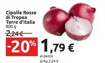 Carrefour Terre d'Italia Cipolle Rosse Di Tropea offerta