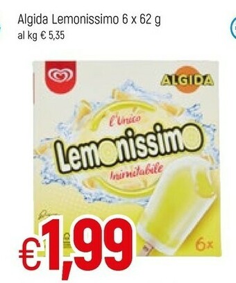 Famila Algida Lemonissimo 62 G(ml) offerta