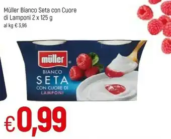 Famila Muller Crema Di Yogurt More E Lamponi In Pezzi 125 G(ml) offerta