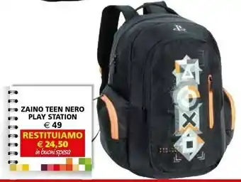 Il Gigante Zaino Teennero Play Station offerta