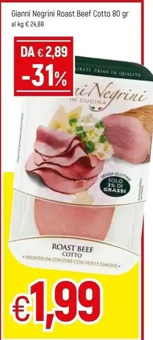 Famila Gianni negrini Roast Beef Cotto offerta