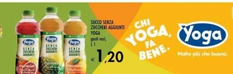 Bennet Yoga Succo Senza Zuccheri Aggiunti offerta