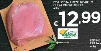 Bennet Filiera Valore Bennet Fesa Scelta A Pezzi Di Vitello offerta