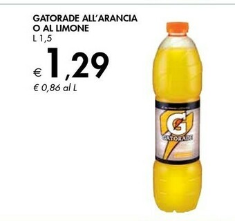 Bennet Gatorade Gatorade - Gatorade Sport Drink Gusto Limone 1500 g(ml) offerta