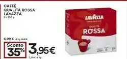 Coop Lavazza Qualità Rossa 500g offerta