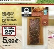Coop Salmone Speziato Su Legno Per Griglia offerta