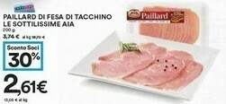 Coop Aia Paillard Di Fesa Di Tacchino 200 G(ml) offerta