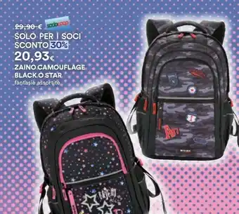 Coop Star Zaino Camouflage Black offerta